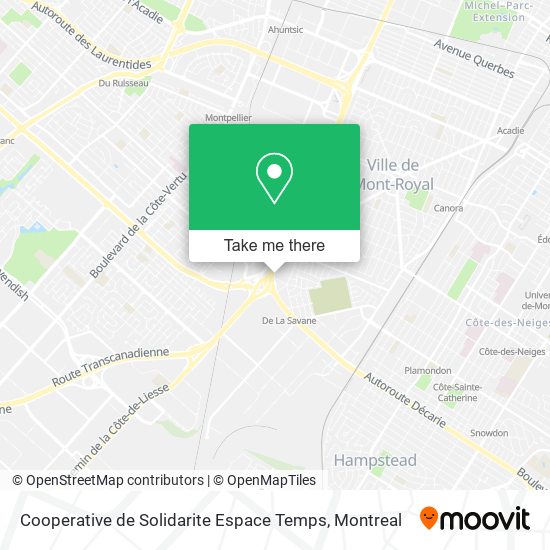 Cooperative de Solidarite Espace Temps map