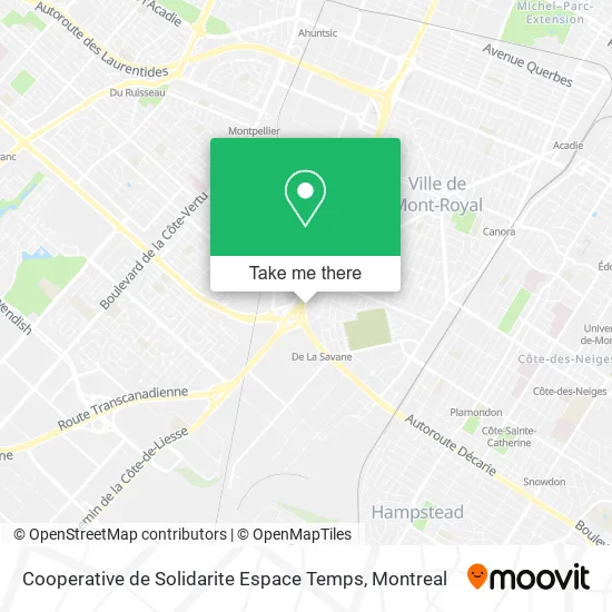 Cooperative de Solidarite Espace Temps map