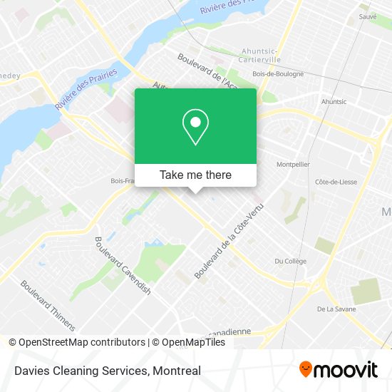 Davies Cleaning Services map