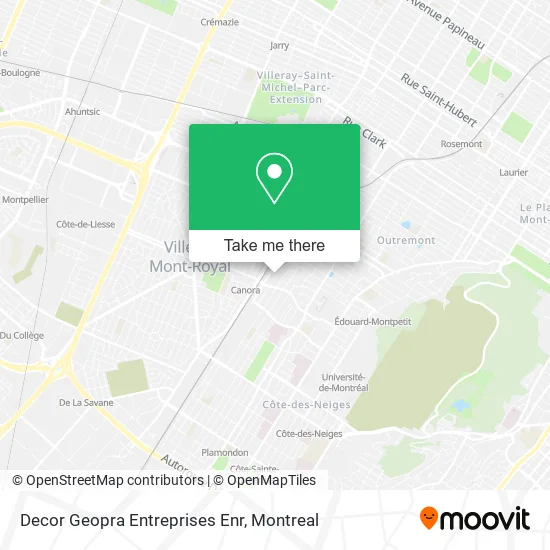 Decor Geopra Entreprises Enr map