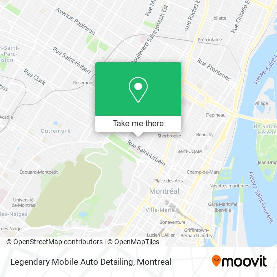 Legendary Mobile Auto Detailing map