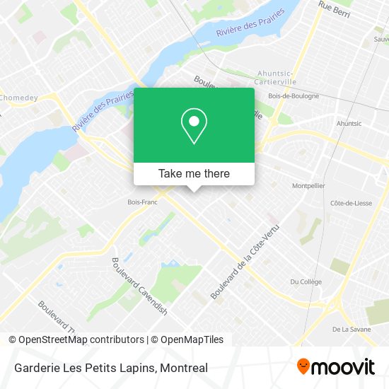 Garderie Les Petits Lapins map