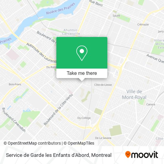 Service de Garde les Enfants d'Abord map