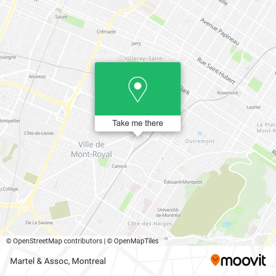 Martel & Assoc map
