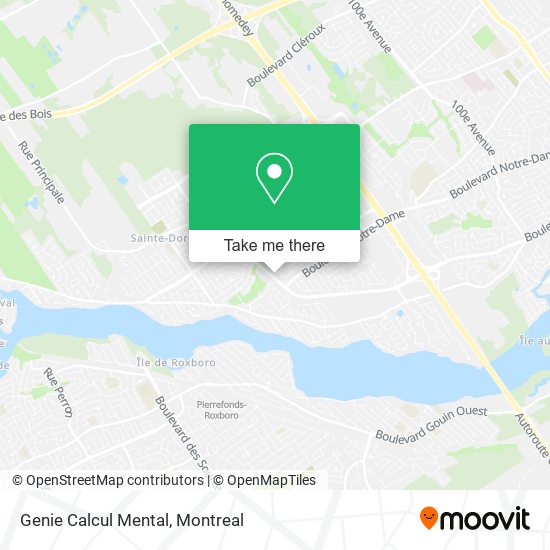 Genie Calcul Mental map