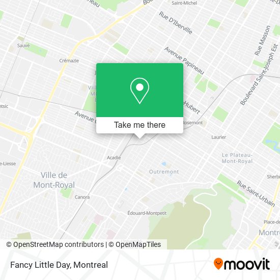 Fancy Little Day map