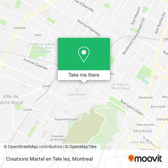Creations Martel en Tele les map
