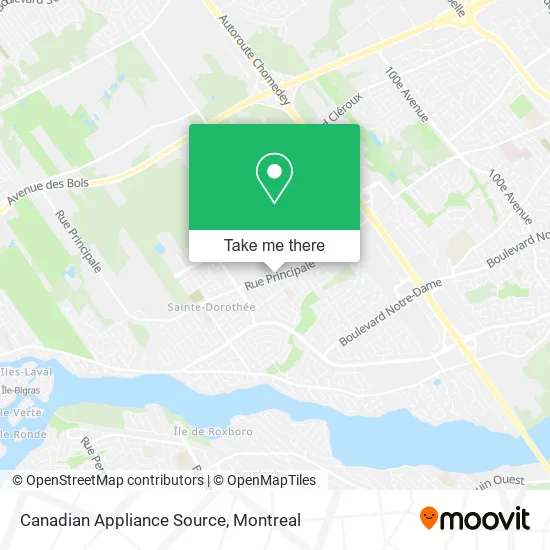 Canadian Appliance Source map