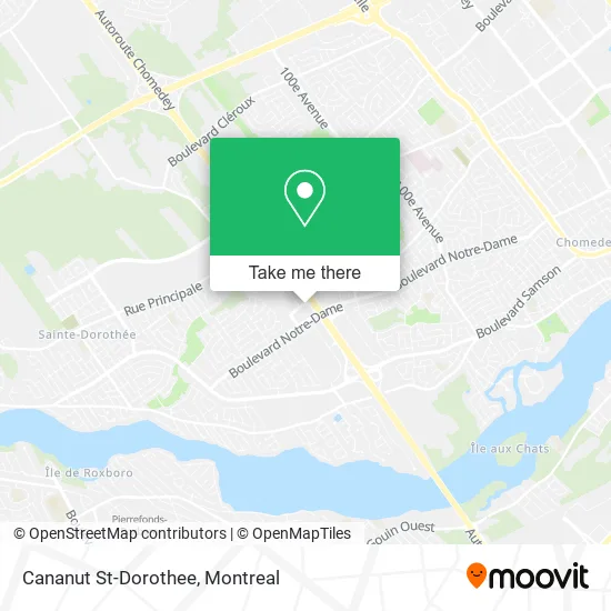 Cananut St-Dorothee map