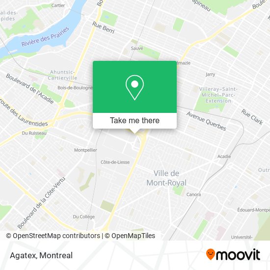 Agatex map