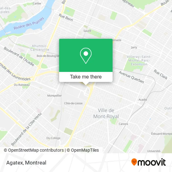 Agatex map