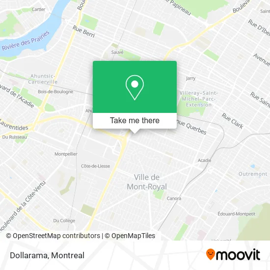 Dollarama map