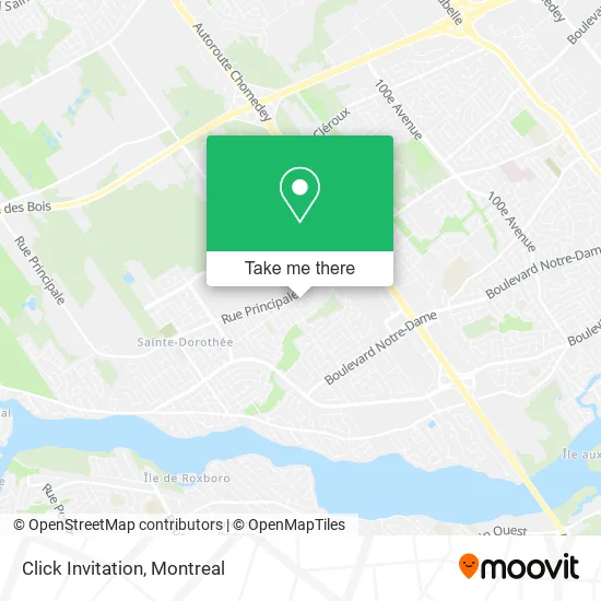 Click Invitation map