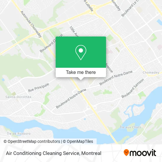 Air Conditioning Cleaning Service map