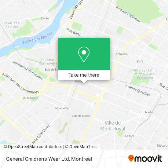 General Children's Wear Ltd map