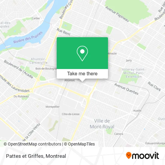 Pattes et Griffes map