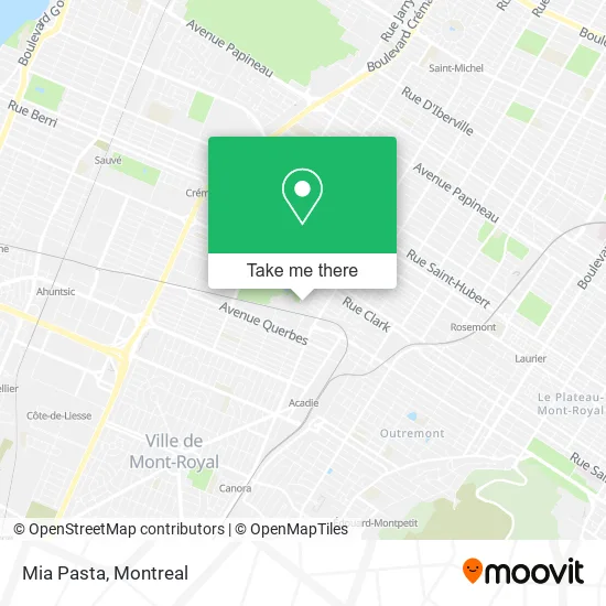 Mia Pasta map
