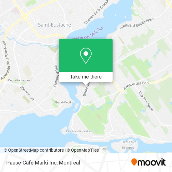 Pause-Café Marki Inc map