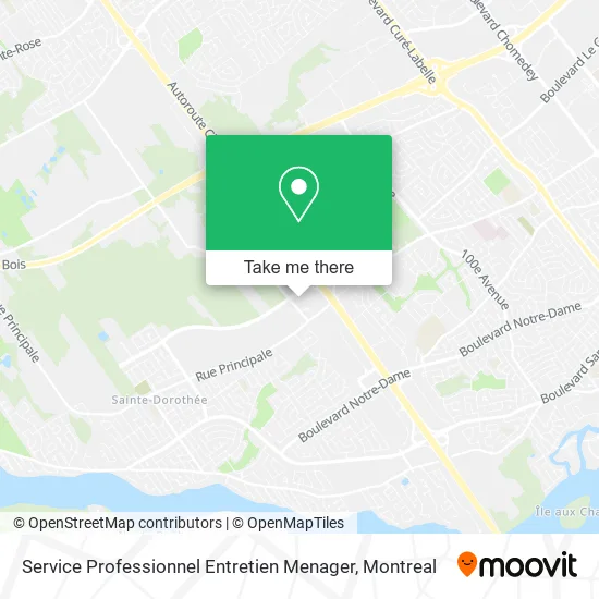 Service Professionnel Entretien Menager map