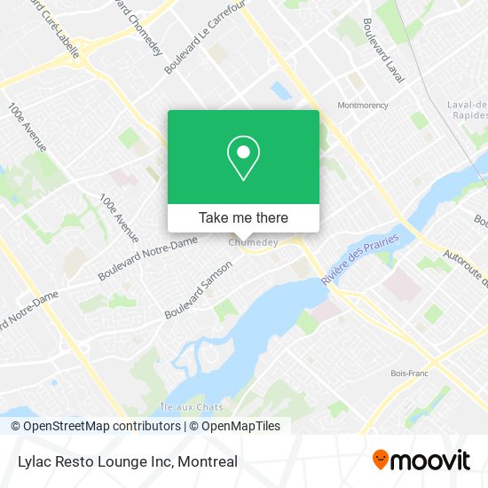 Lylac Resto Lounge Inc map