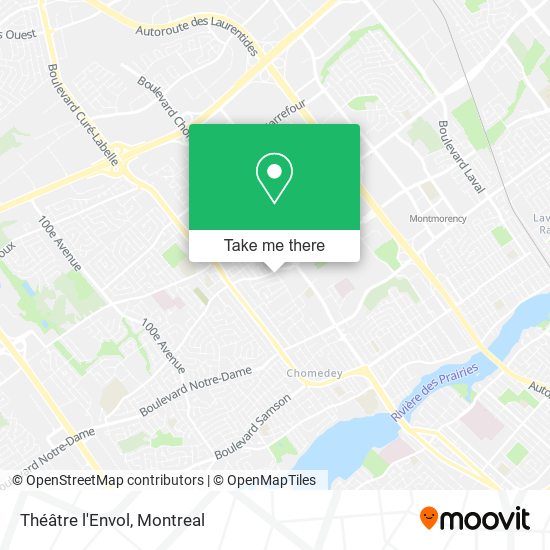 Théâtre l'Envol map