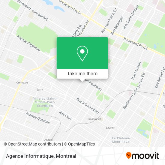 Agence Informatique map
