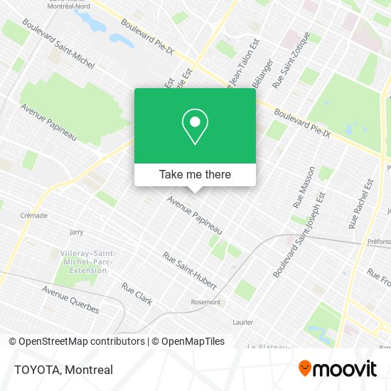 TOYOTA map