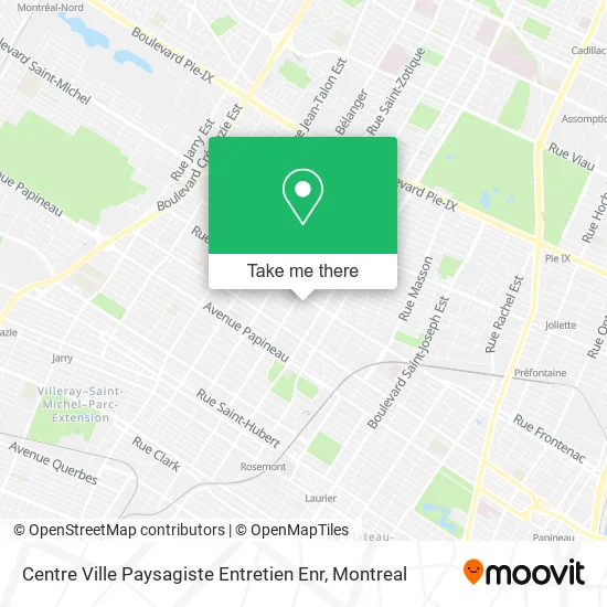 Centre Ville Paysagiste Entretien Enr map