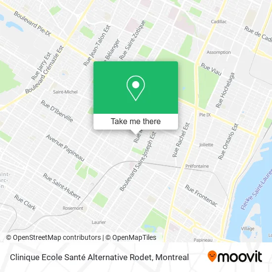 Clinique Ecole Santé Alternative Rodet map