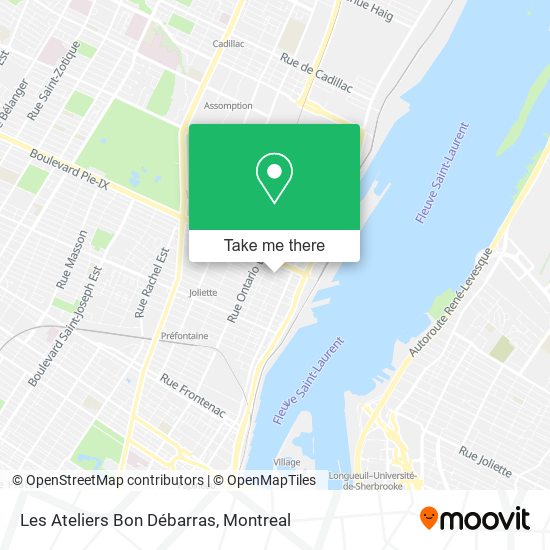 Les Ateliers Bon Débarras map