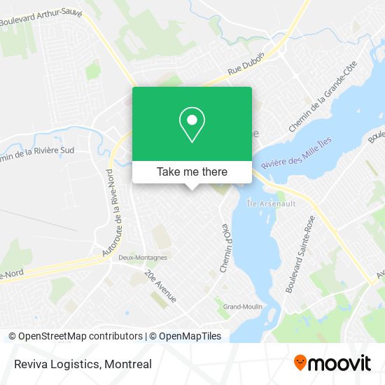 Reviva Logistics map