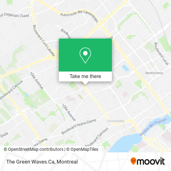 The Green Waves.Ca map