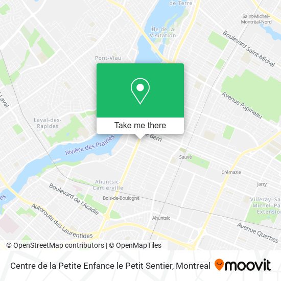 Centre de la Petite Enfance le Petit Sentier map