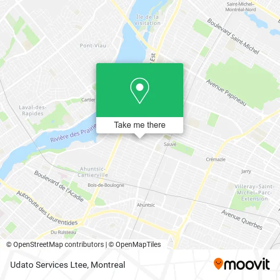 Udato Services Ltee map