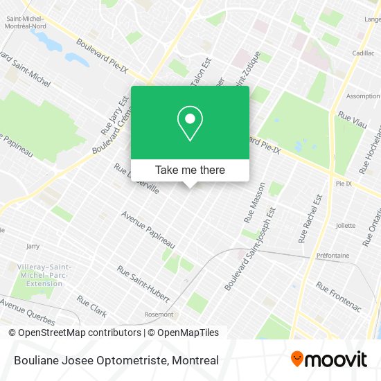 Bouliane Josee Optometriste map