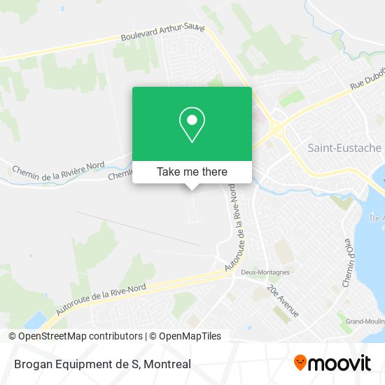 Brogan Equipment de S map