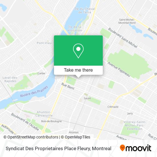 Syndicat Des Proprietaires Place Fleury map