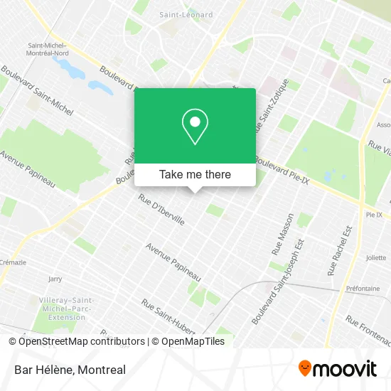 Bar Hélène map