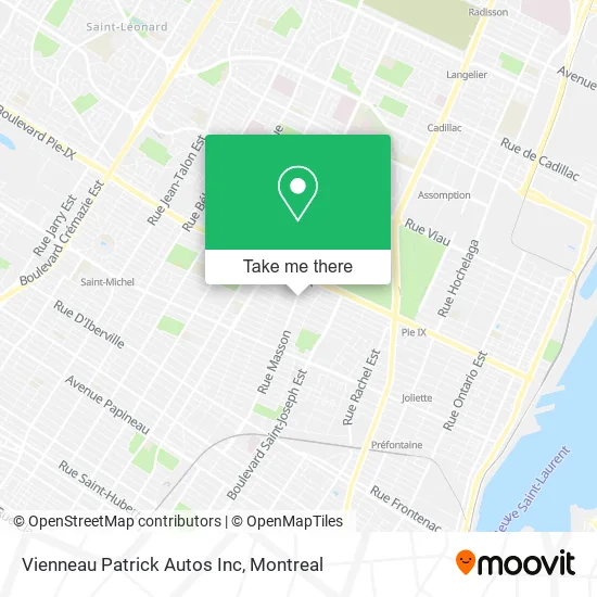Vienneau Patrick Autos Inc map
