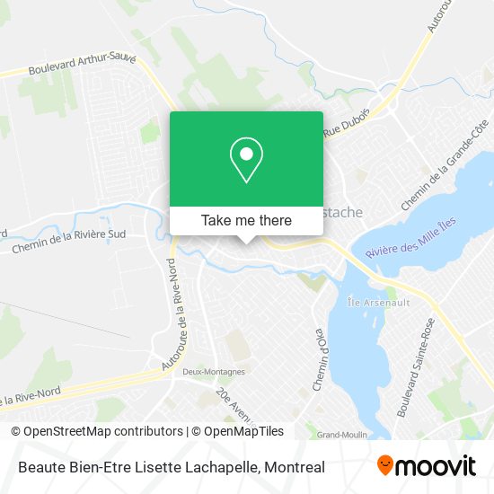 Beaute Bien-Etre Lisette Lachapelle map