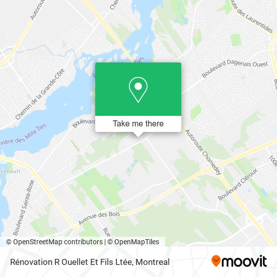 Rénovation R Ouellet Et Fils Ltée map