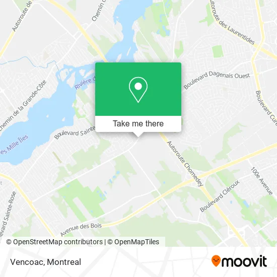 Vencoac map