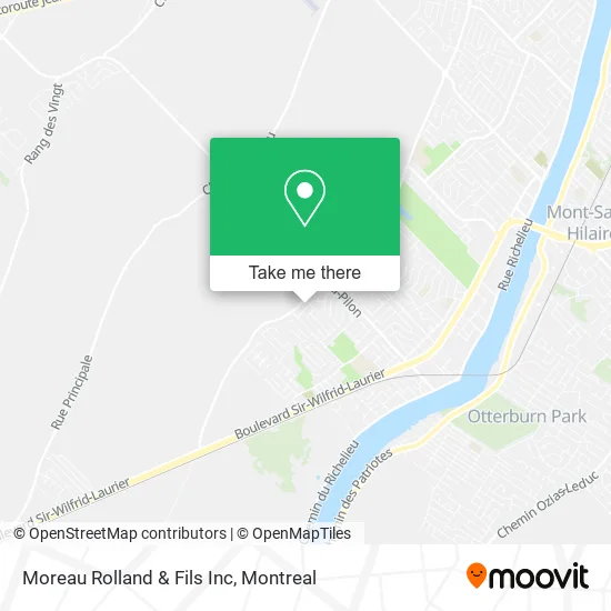Moreau Rolland & Fils Inc map