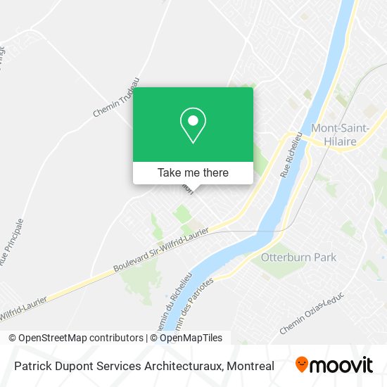 Patrick Dupont Services Architecturaux map