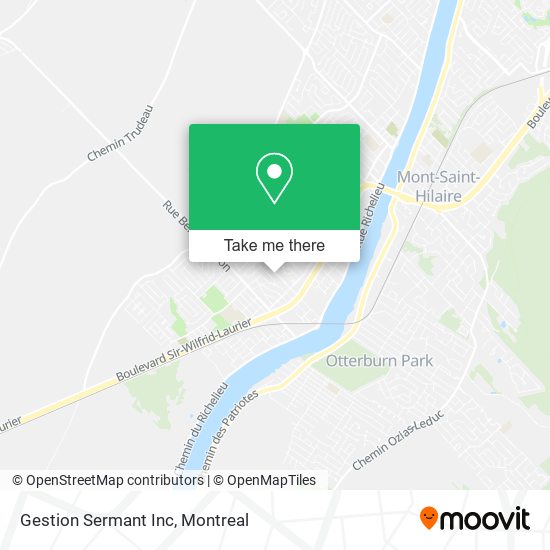 Gestion Sermant Inc map