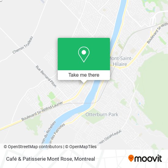 Café & Patisserie Mont Rose map