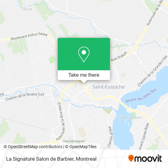 La Signature Salon de Barbier map