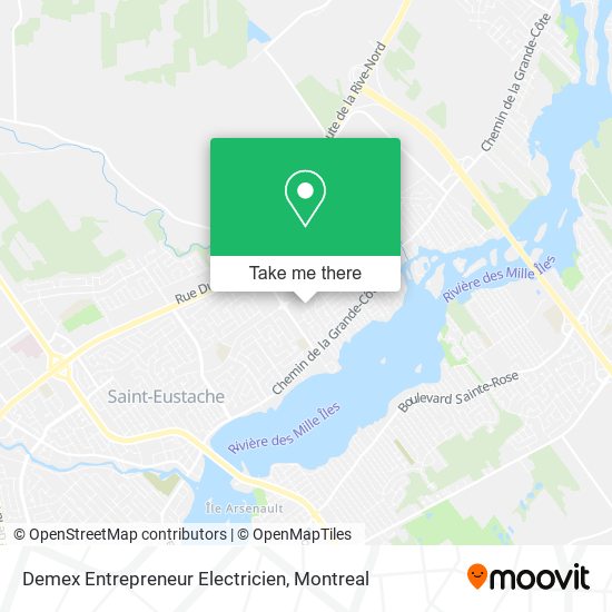 Demex Entrepreneur Electricien map