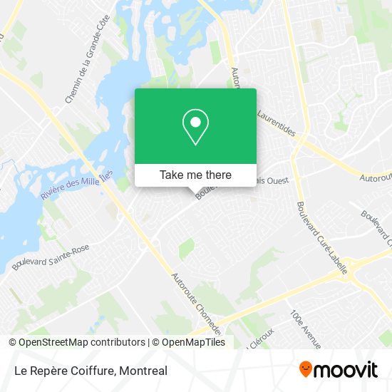 Le Repère Coiffure map