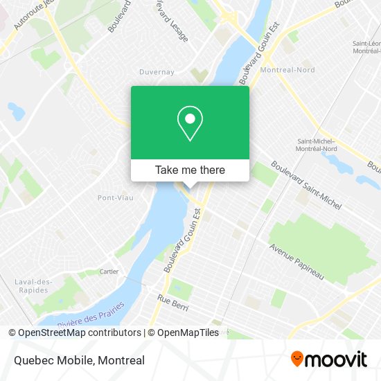 Quebec Mobile map